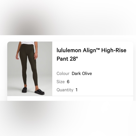 Lululemon Align High Rise 25” - Picture 3 of 4
